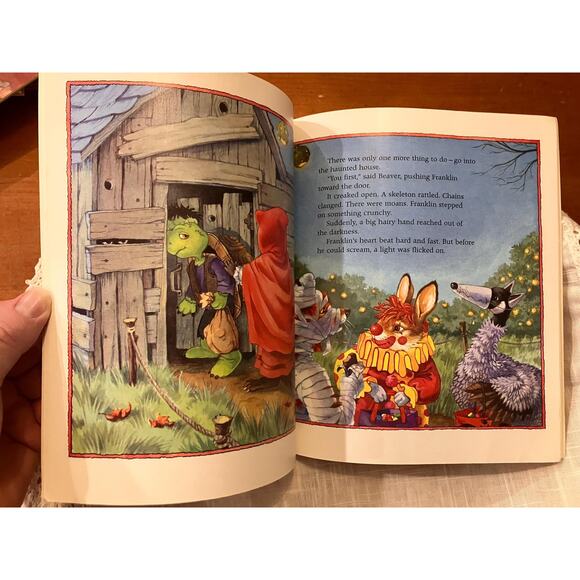 1996 Franklin’s Halloween by Paulette Bourgeois – First Scholastic Printing - Picture 2 of 4